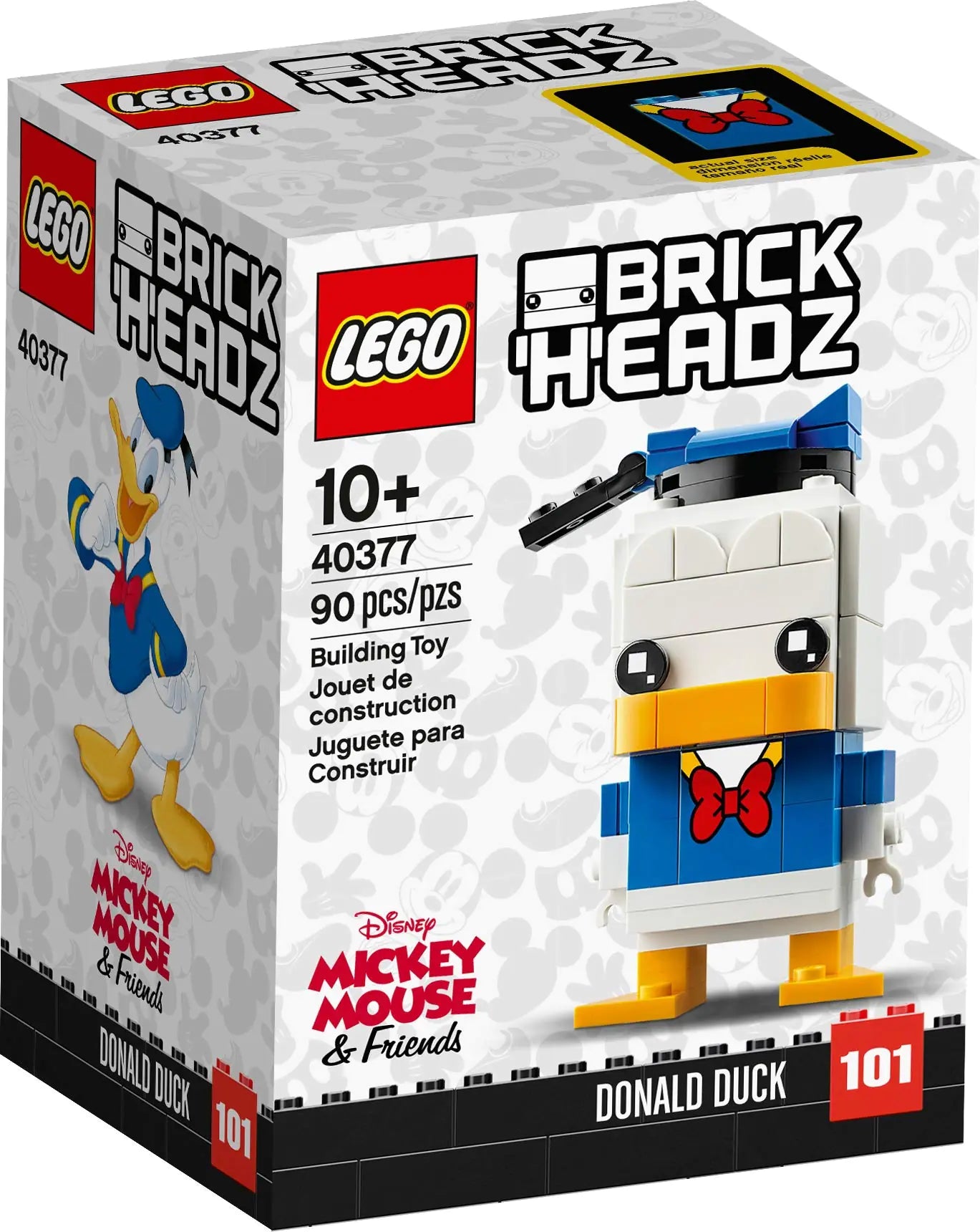 LEGO® BrickHeadz | Donald Duck: Classic Quack Edition (Set 40377)